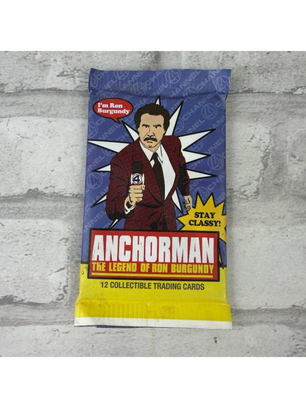 Anchorman Legend of Ron Burgundy 12 Trading Cards Pack 2010 **SEALED**